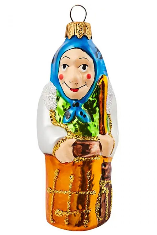 Елочная игрушка Баба-Яга ФУ-440