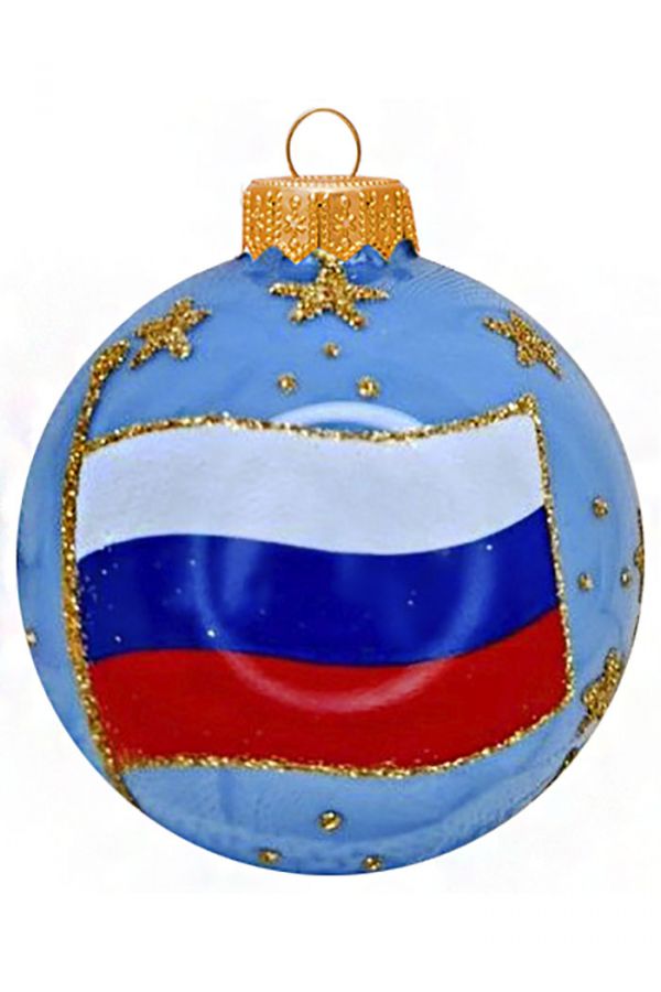 Елочный шар Триколор КУ-80-224315