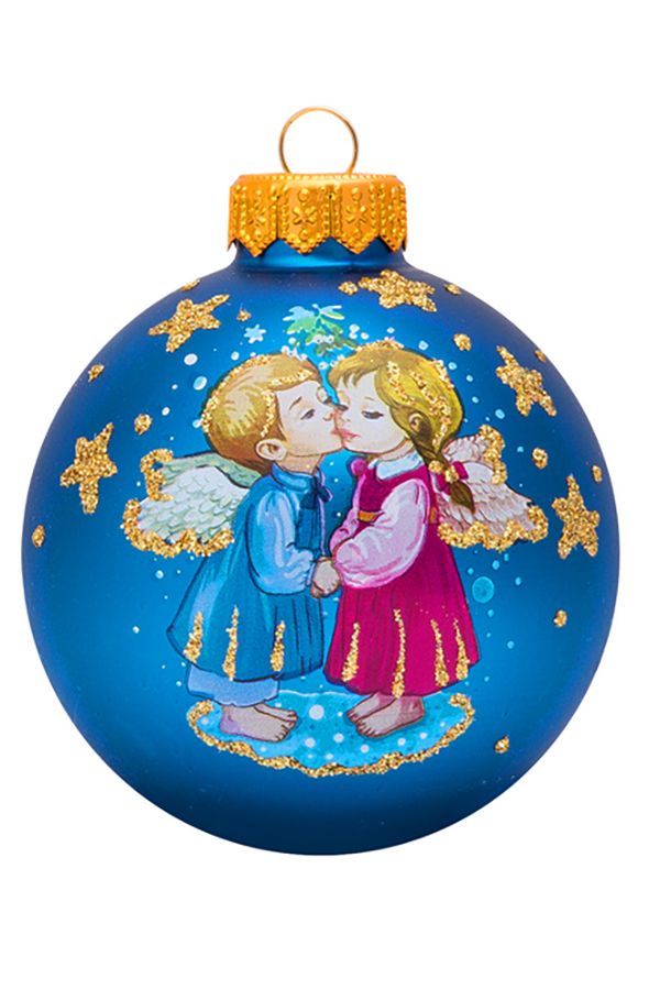 Елочный шар Ангелочек нежный КУ-80-234069