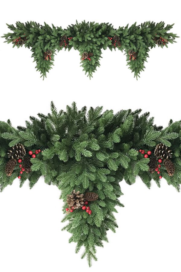 Ламбрикен Holyday с шишками 180см 60004/5-180