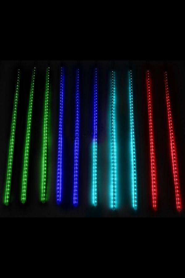 Электрогирлянда уличная Тающие сосульки 10х0,8м(h) CCL780-10-1RGB