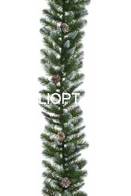 Гирлянда Императорская заснеженная 180см 77002-180
